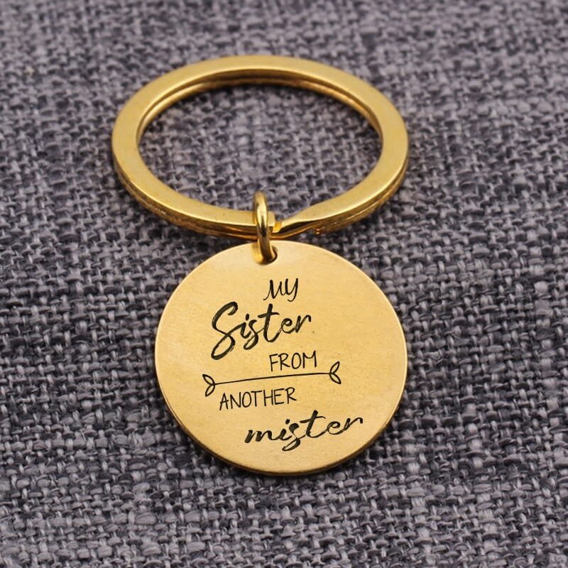 Sister Keychain Charm