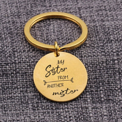 Sister Keychain Charm