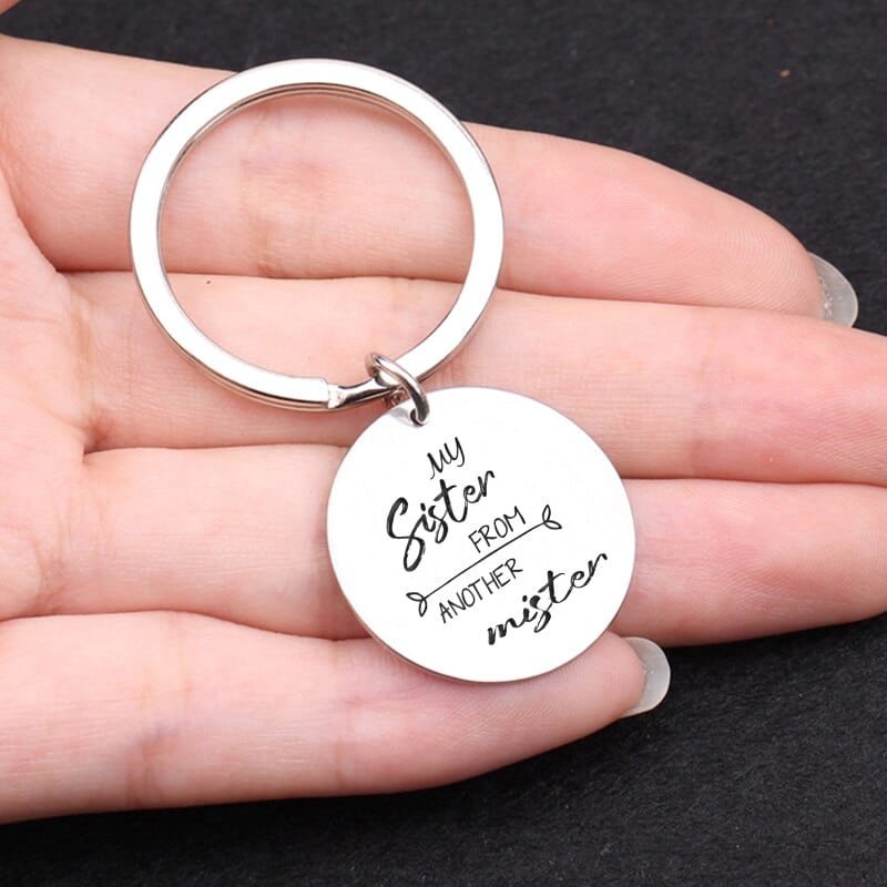 Sister Keychain Charm