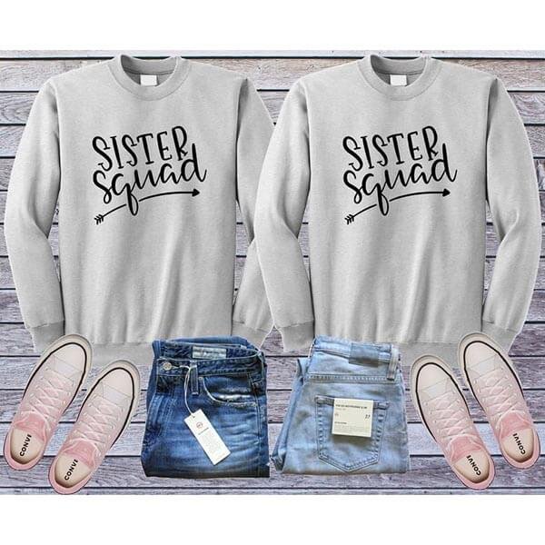 Sister Squad Matching Sweat
