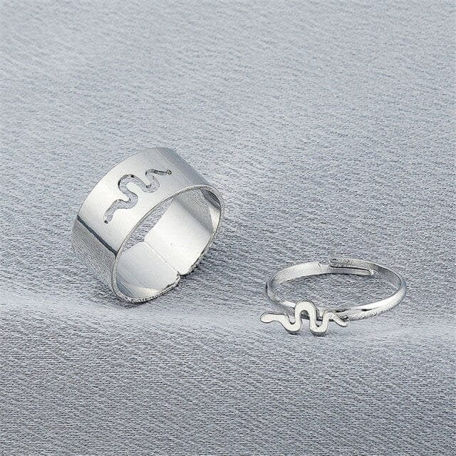 Snake Couple Ring