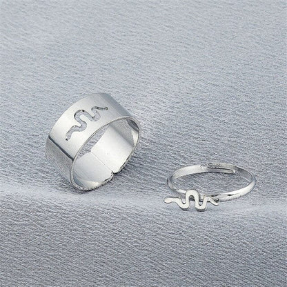 Snake Couple Ring