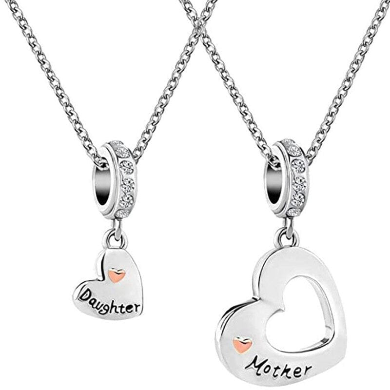 Split Heart Necklace Mother Daughter