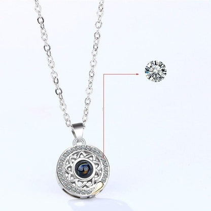 Sun and Moon Necklace Couple