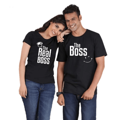 The Boss & The Real Boss Matching Shirts