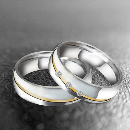 Wedding Silver Rings for Couples