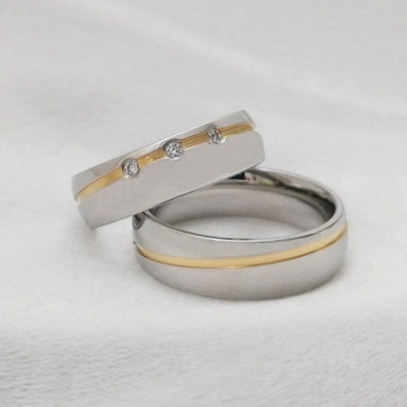 Wedding Silver Rings for Couples