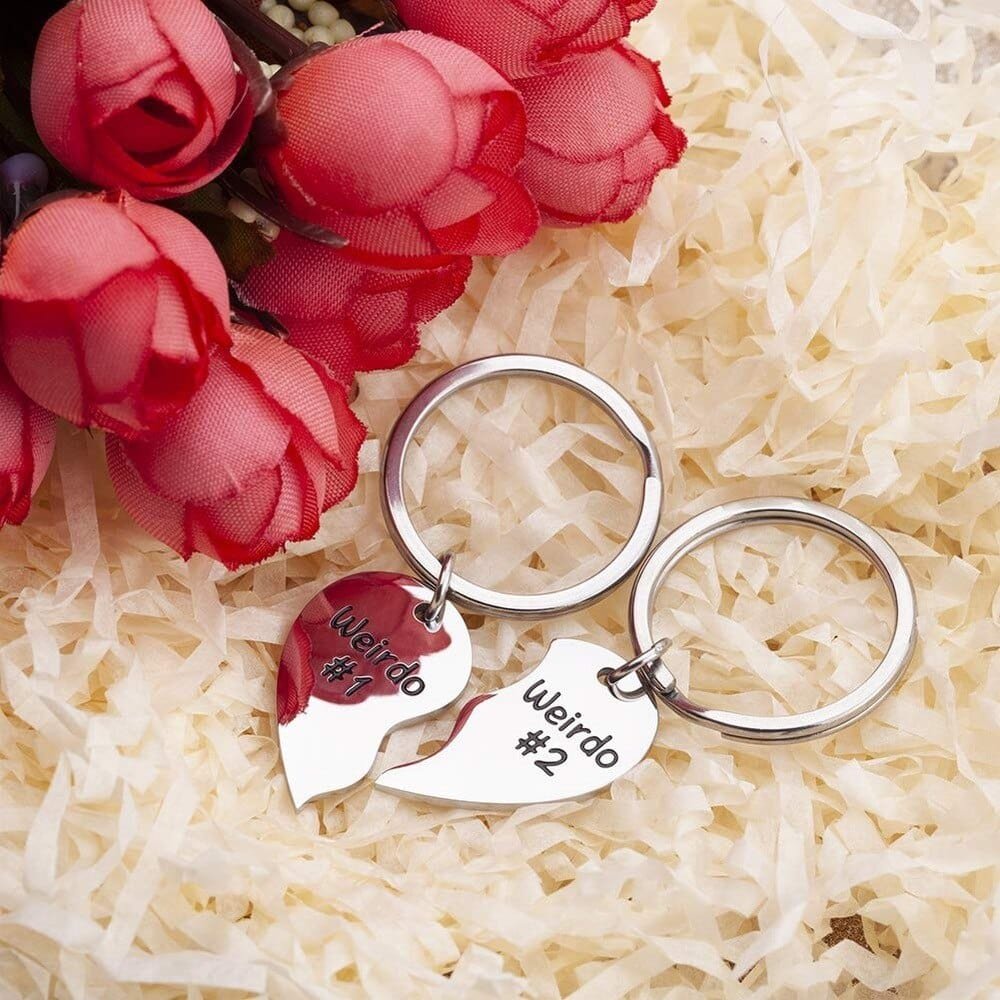 Weirdo Best Friend Keychain
