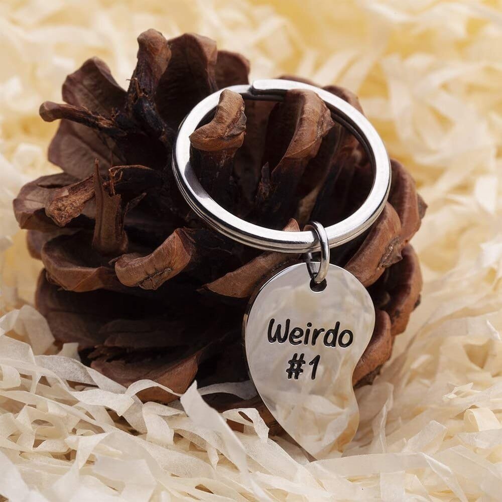 Weirdo Best Friend Keychain