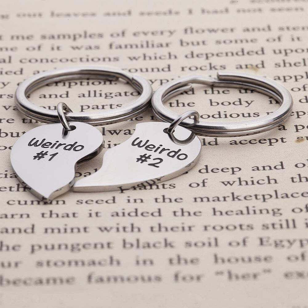 Weirdo Best Friend Keychain