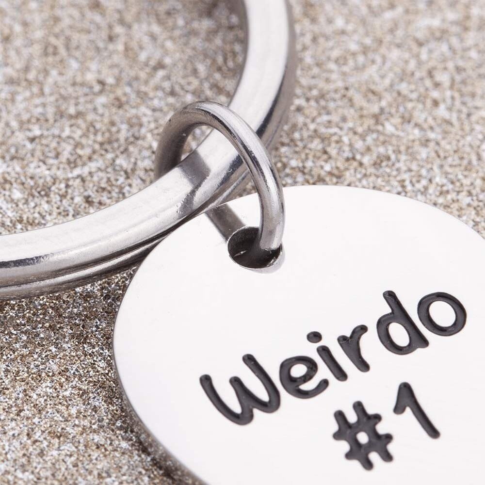 Weirdo Best Friend Keychain