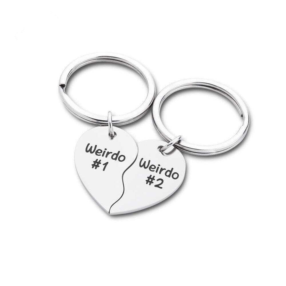 Weirdo Best Friend Keychain