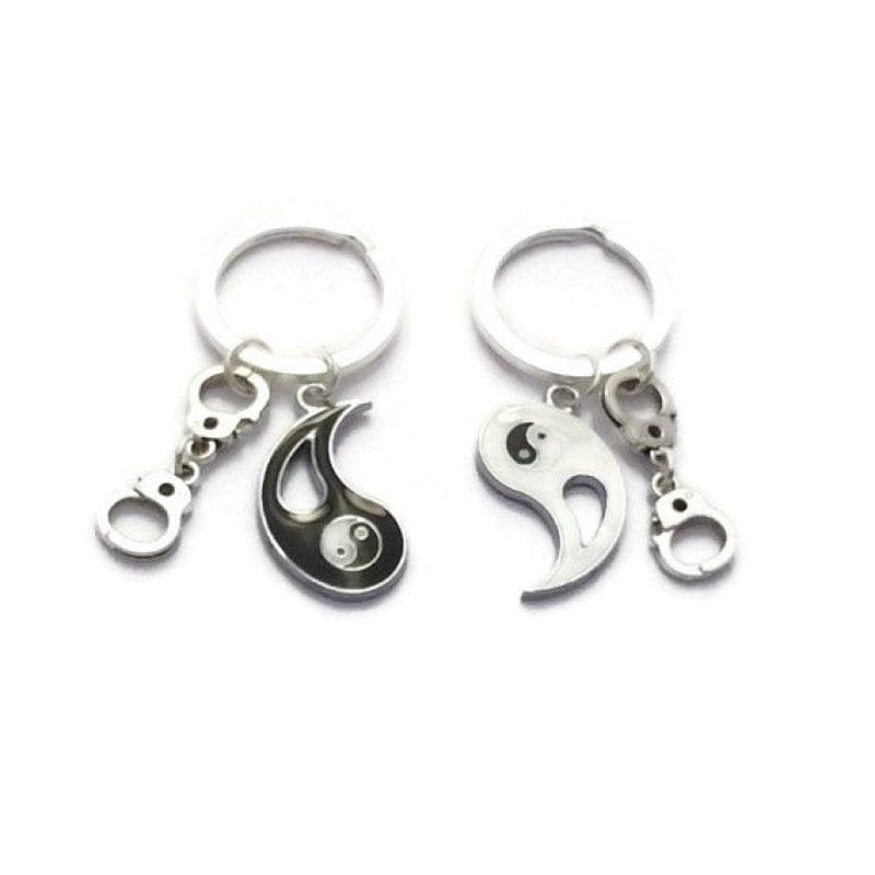 Yin Yang Friendship Keychain