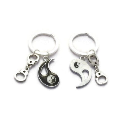 Yin Yang Friendship Keychain