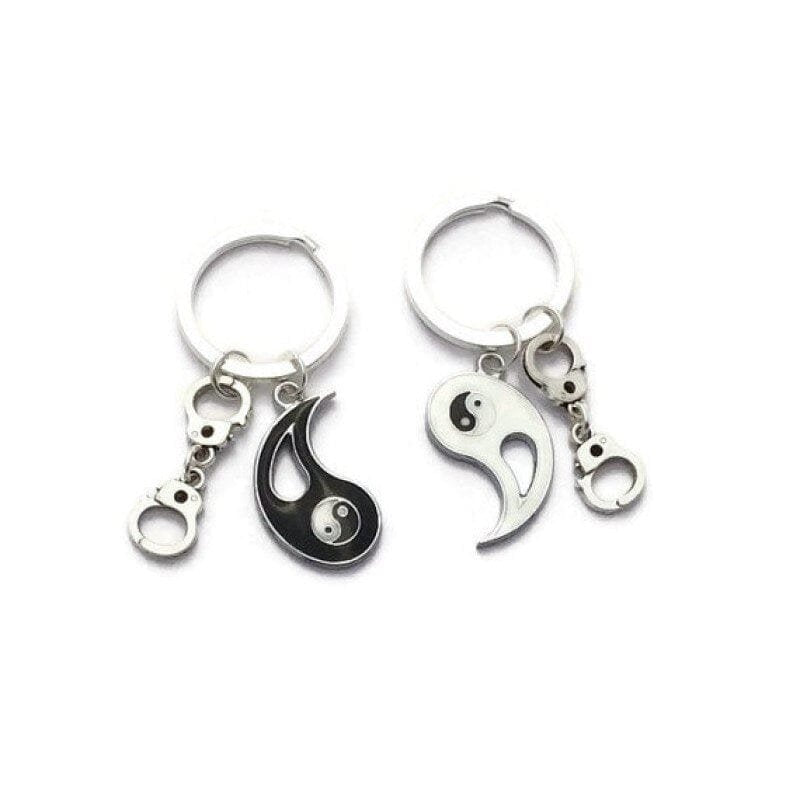 Yin Yang Friendship Keychain